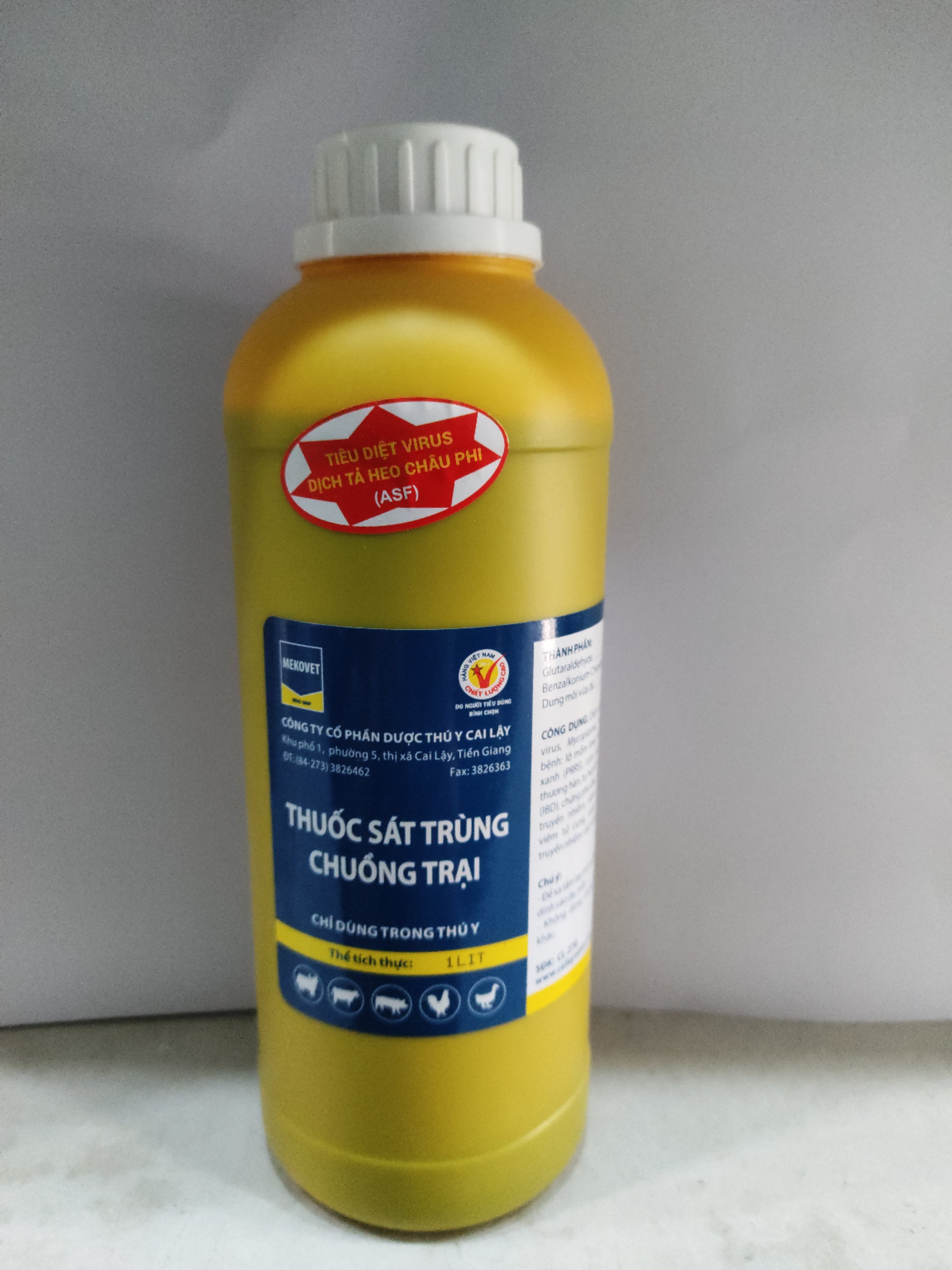 Thuốc sát trùng chuồng trại Diệt các loại vi trùng, virus Mycoplasma, nấm mốc, gây bệnh
