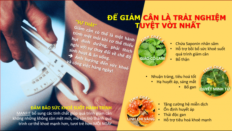 Để giảm cân là trải nghiệm tuyệt vời nhất