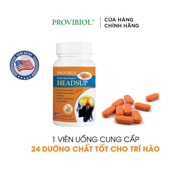 Viên Uống Bổ Não Tăng Cường Trí Nhớ Provibiol Heads Up 30 viên