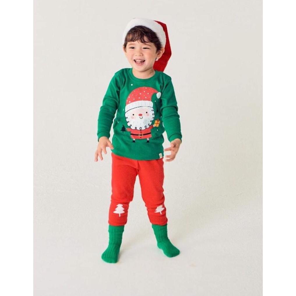 Bộ Giáng Sinh Cho Bé Bộ NOEL Dài Tay Cho Bé Trai Bé Gái Chất Cotton Cao Cấp Siêu Co Giãn Thấm Hút Mồ Hôi Tốt