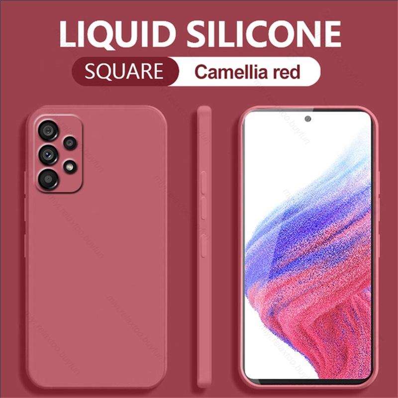 Ốp Lưng Dành Cho Samsung Galaxy A73 , A53 , A13 , A23 , A33 , A03s Silicone Dẻo Lót Nhung Nỉ Chống Sốc chống bẩn hạn chế bám vân tay - Hàng chính hãng