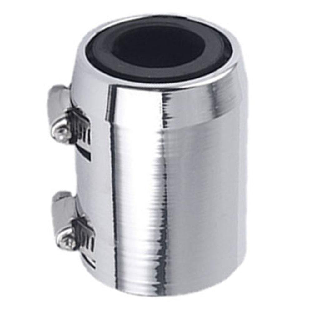 Chrome Stainless Steel Hose Kit 24" UNIVERSAL Aluminum Clamp Covers