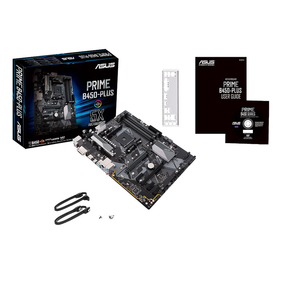 Bo Mạch Chủ Mainboard ASUS PRIME B450-PLUS - Hàng Chính Hãng