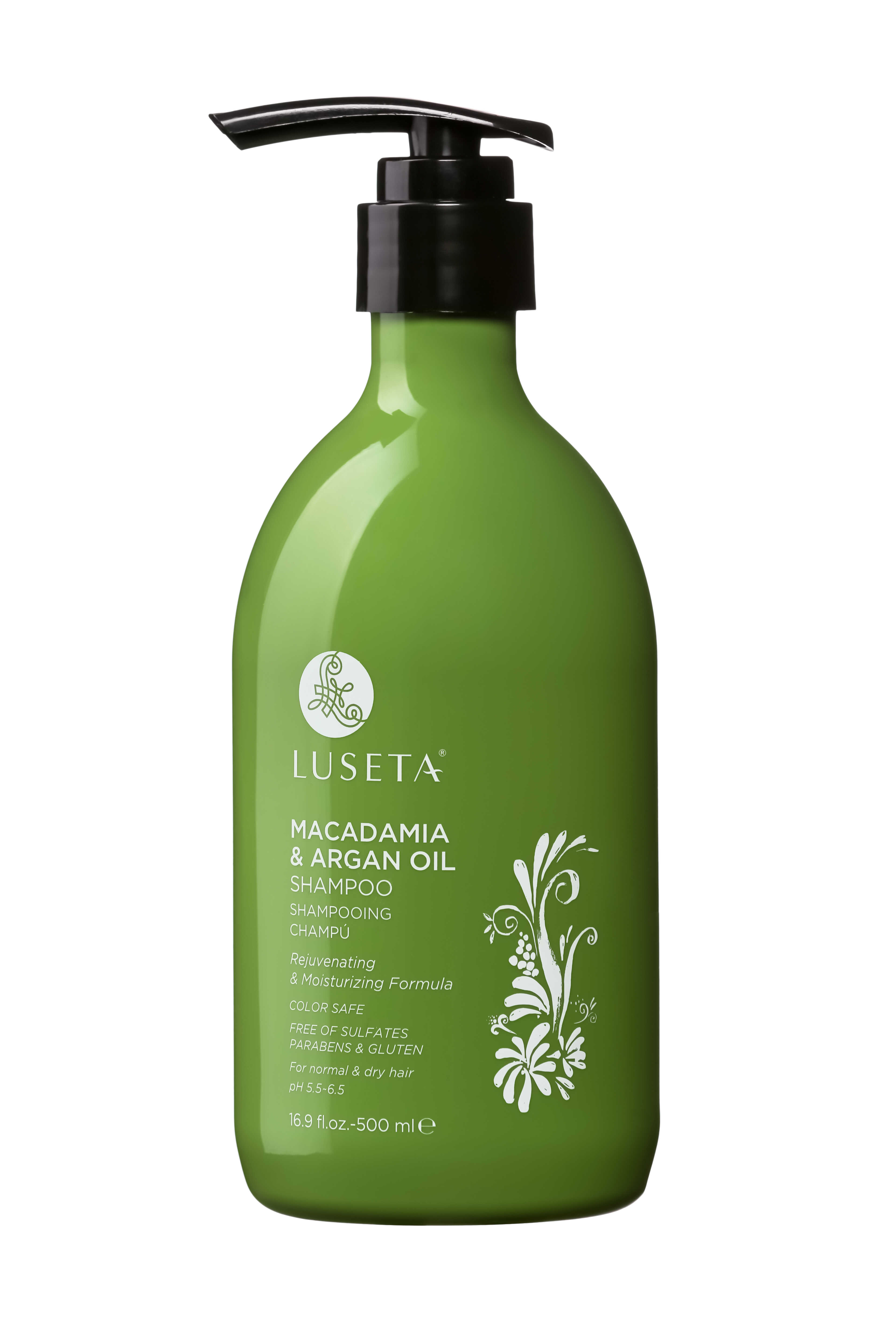 Dầu gội và dầu xả LUSETA Macadamia & Argan Oil 500ml