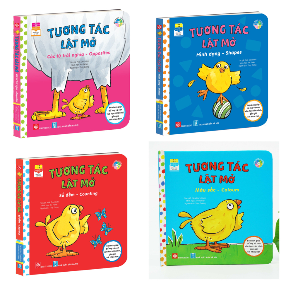 Sách - Tương tác lật mở song ngữ Anh - Việt giúp bé mở rộng vốn từ vựng theo cách đầy thú vị - Đinh Tị Books
