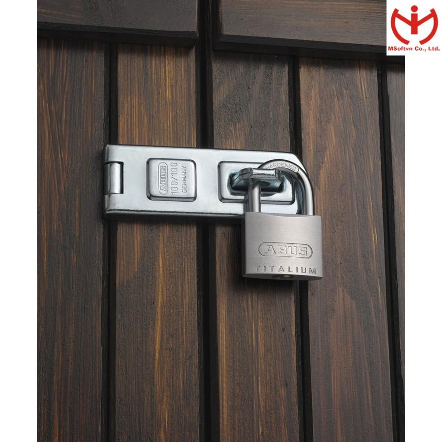 Ổ khóa ABUS 64TI/60 thân TITALIUM rộng 60mm chìa răng cưa - MSOFT