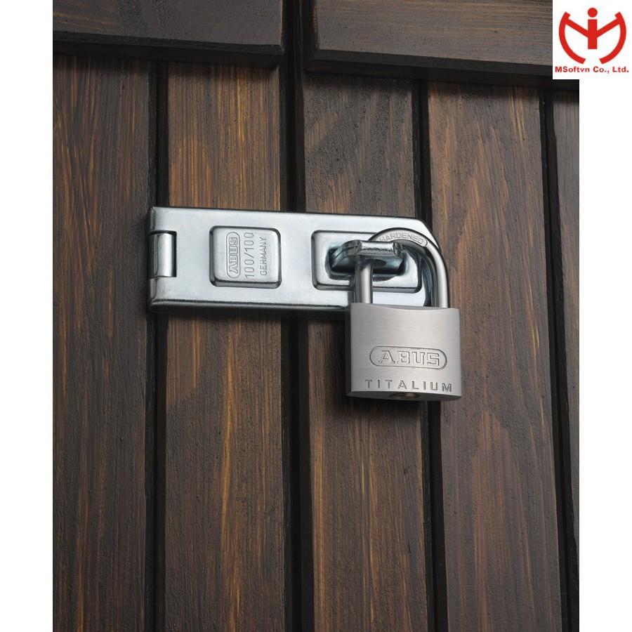 Ổ khóa ABUS 64TI/60 thân TITALIUM rộng 60mm chìa răng cưa - MSOFT