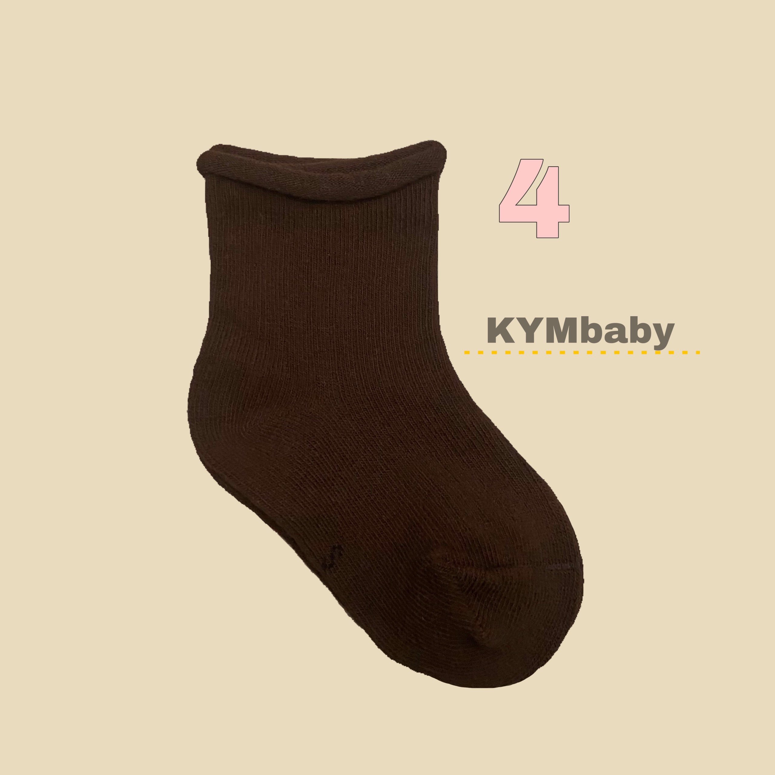 Vớ baby đơn màu cho bé V745