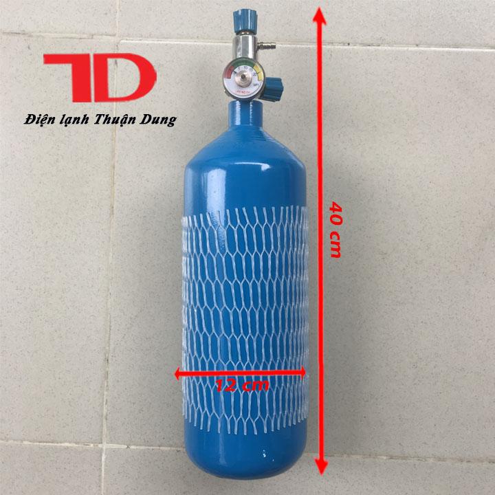 Bộ hàn hơi, hàn gió đá mini màu xanh và Tấm chống cháy nỉ cacbon đã được oxy hóa - Điện Lạnh Thuận Dung