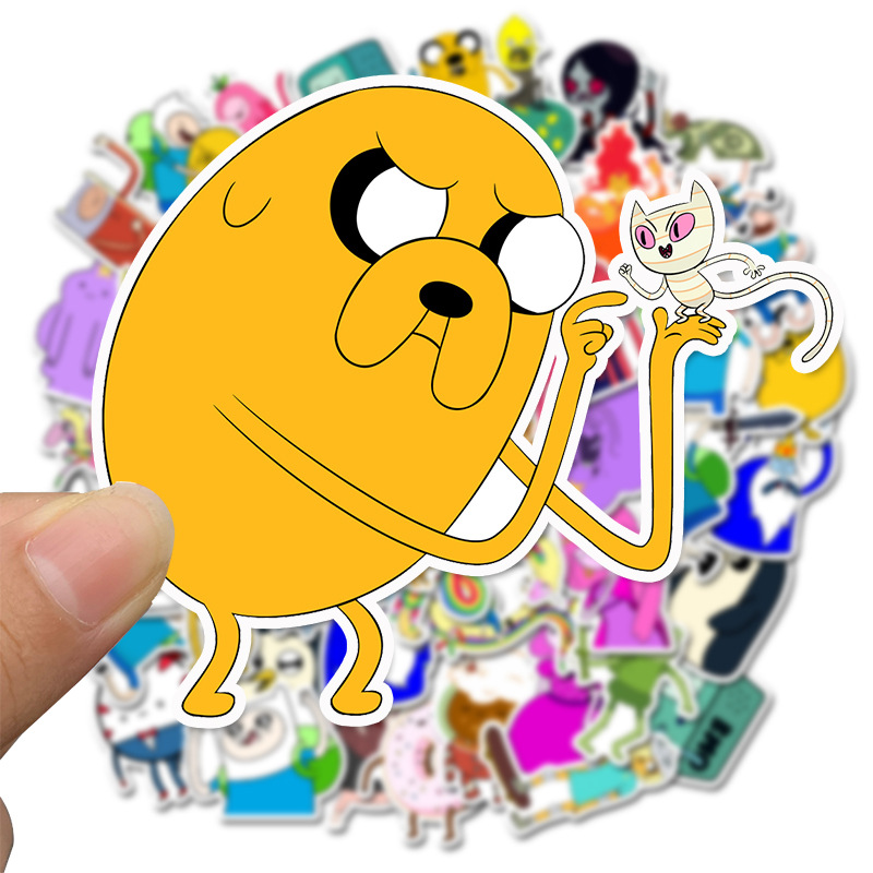 Sticker 50 miếng hình dán Adventure Time SetB