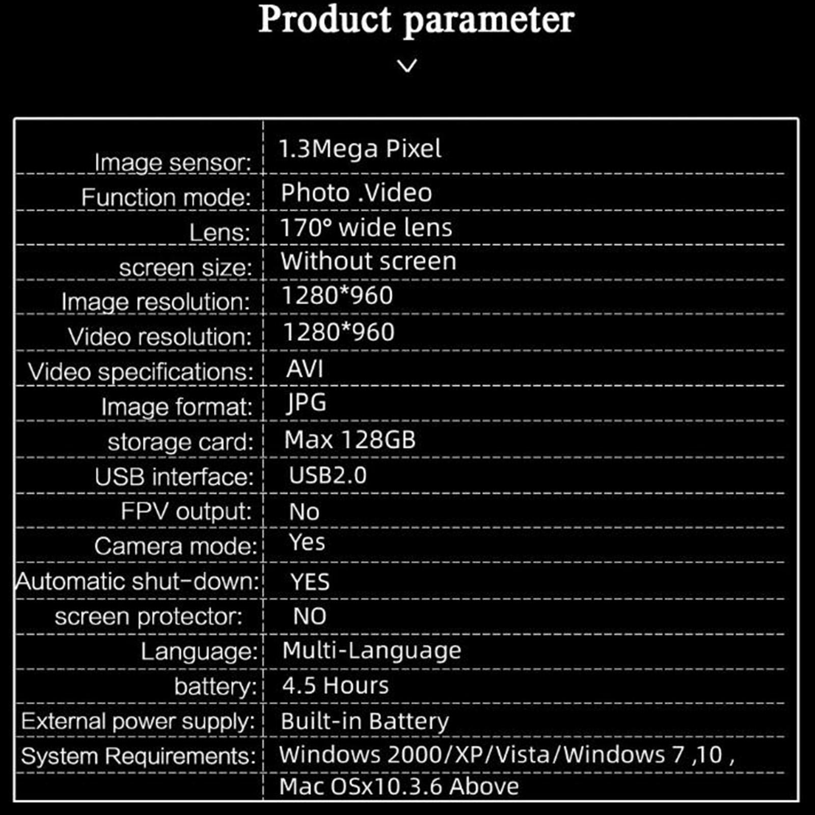 Motorcycle Camera, Sport DV Camera, Portable 170 Degree Wide Angle 960P Resolution Anti Motorbike for Outdoor Sport