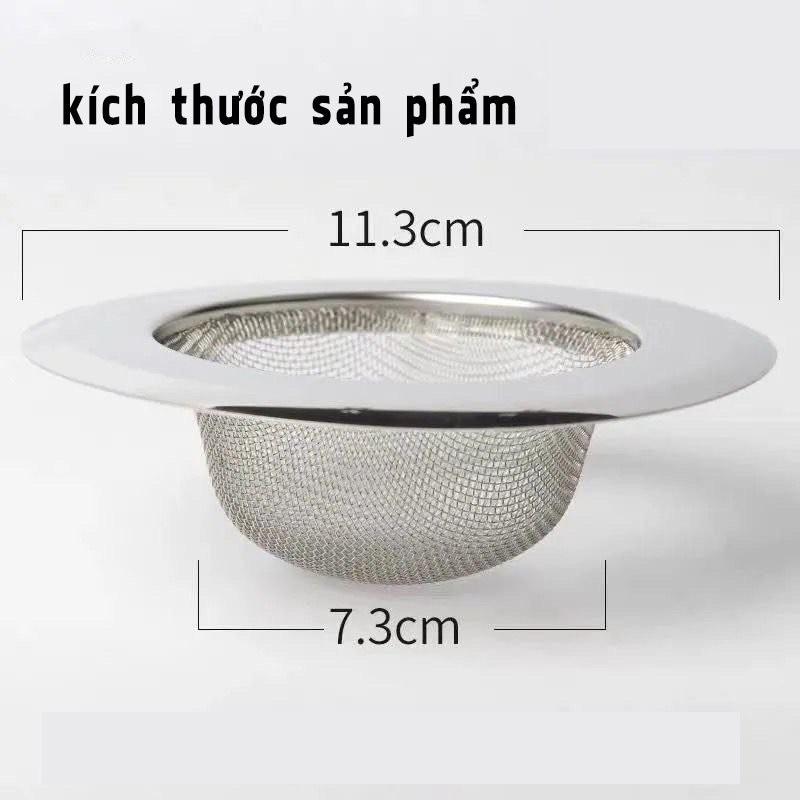 Combo 2 lọc rác bồn rửa chén bát tện dụng inox không rỉ bền đẹp