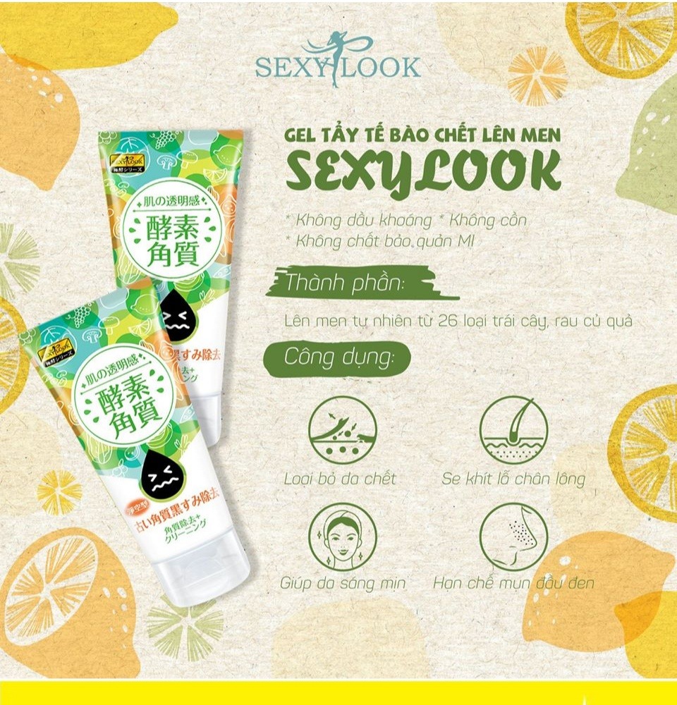 Tẩy Tế Bào Chết Sexylook Enzyme Exfoliating Gel 120g