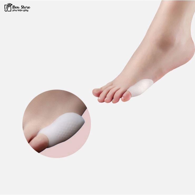 Cặp lót silicone bảo vệ xương ngón út, ngón cái, giảm đau ngón út, ngón cái khi mang giày #sil29