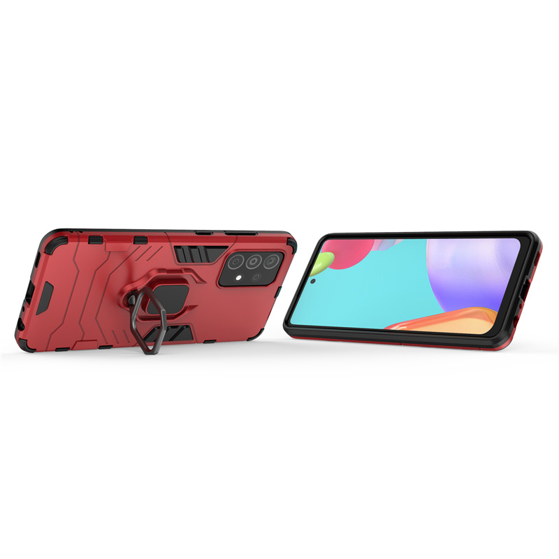 Ốp lưng dành cho Samsung Galaxy A52 Iron Man iRing Nhựa PC cứng viền dẻo chống sốc