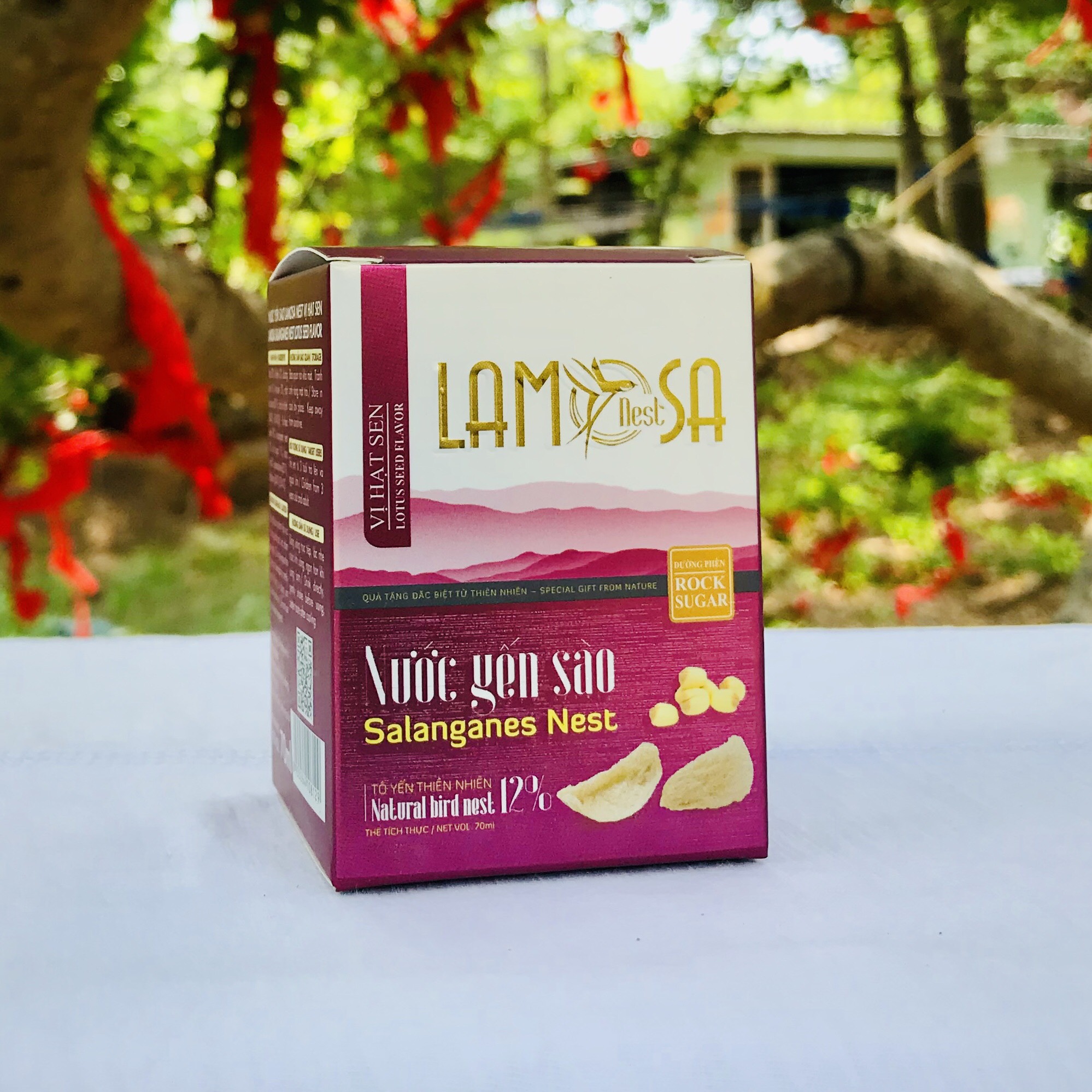 NƯỚC YẾN SÀO LAMOSA NEST VỊ HẠT SEN -LAMOSA SALANGANES NEST LOTUS SEED FLAVOR