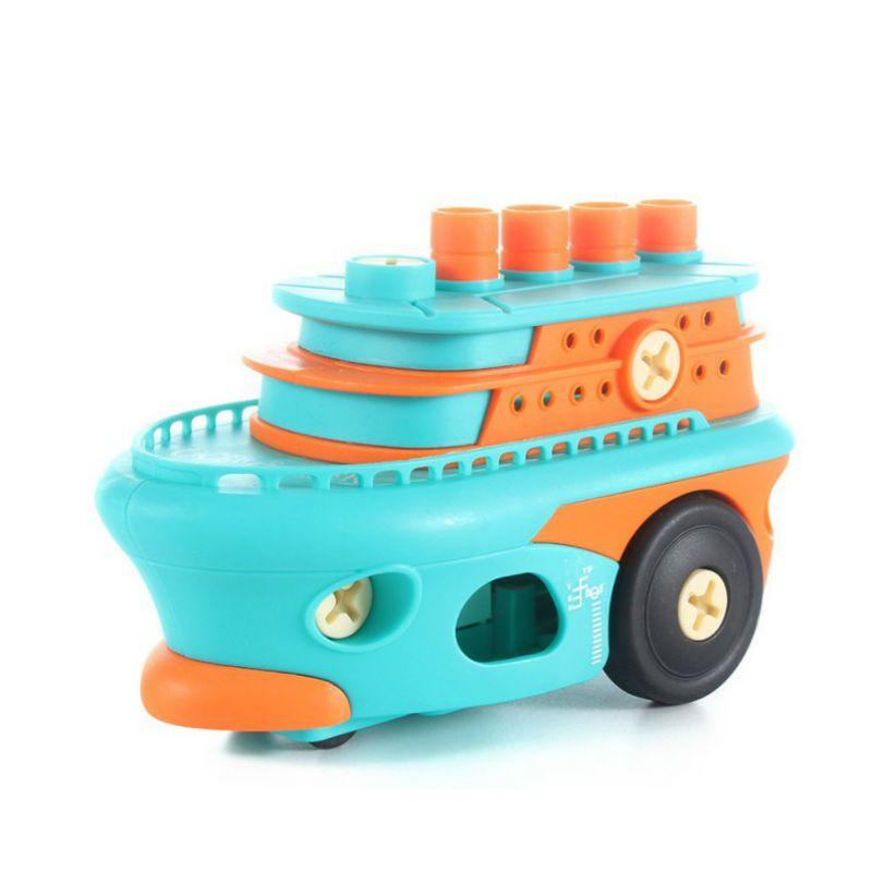 Đồ Chơi Lắp Ghép Mô Hình Retro Hộp Cứng Lắp Ráp Chạy Pin Nhiều Chủ Đề Máy Bay, Tàu Hoả, Tàu Thuỷ