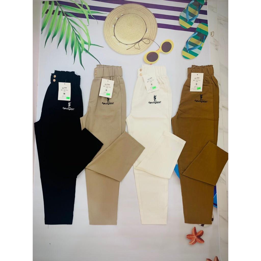 QUẦN BAGGY THÊU CHỮ SIU ĐẸP CHẤT ĐŨI NHẸ MÁT FROM ĐẸP THỜI TRANG QUẦN BAGGY ĐŨI THÊU CHỮ YYYSSSLLL 824