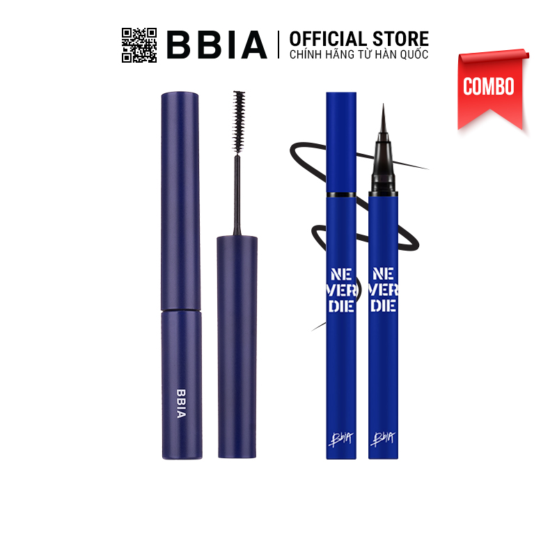 Combo For Your Eyes Gồm 1 Bbia Never Die Mascara Slim 3g và 1 Bbia Never Die Eyeliner 0.4g  Bbia Official Store