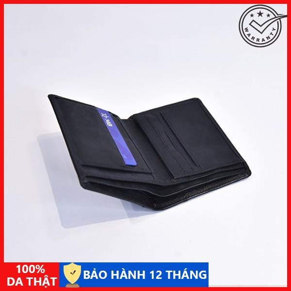 Ví Da Bò Nam - Sang Trọng - Bảo Hành 12 Tháng - Ví Nam Da Bò Cao Cấp Cam Kết Da Bò Thật 100% (Ví Đứng)