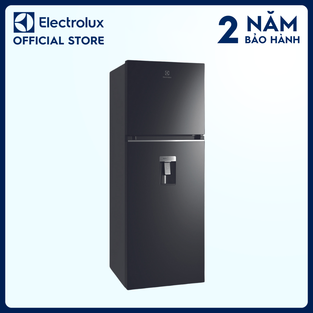 [Miễn phí giao hàng toàn quốc] Tủ lạnh Electrolux Inverter UltimateTaste 300 ngăn đá trên có ngăn đông mềm 312 lít - ETB3440K-H - Lấy nước từ bên ngoài, khử mùi diệt khuẩn, khay kim loại cao cấp [Hàng chính hãng]