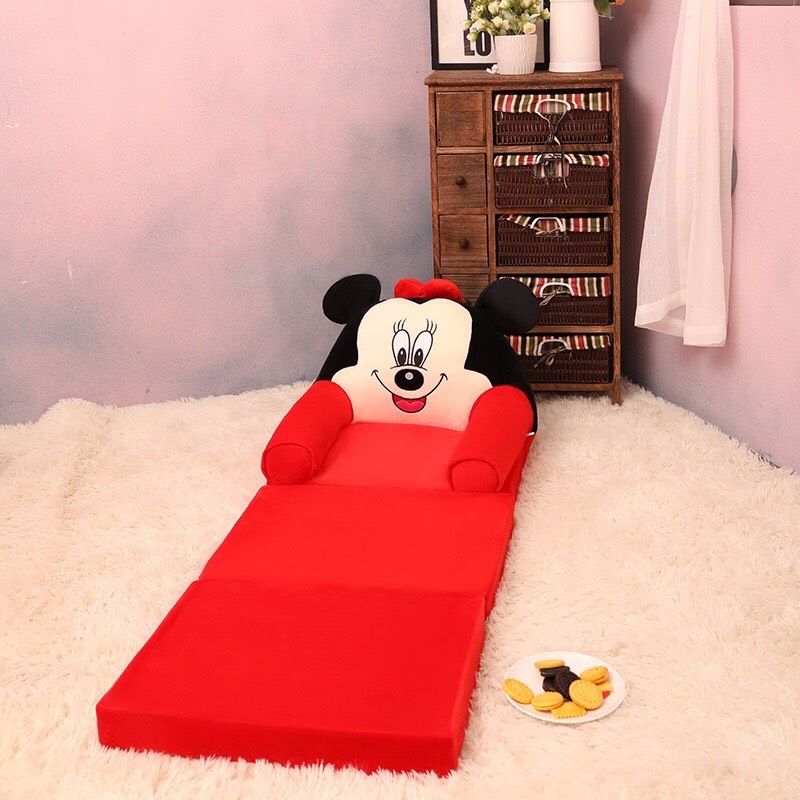 Ghế Lười Bông Cho Bé Hình Thú Chuột Mickey