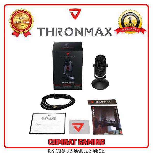 Micro Thu Âm THRONMAX MDRILL DOME M3 JET BLACK- Hàng Chính Hãng