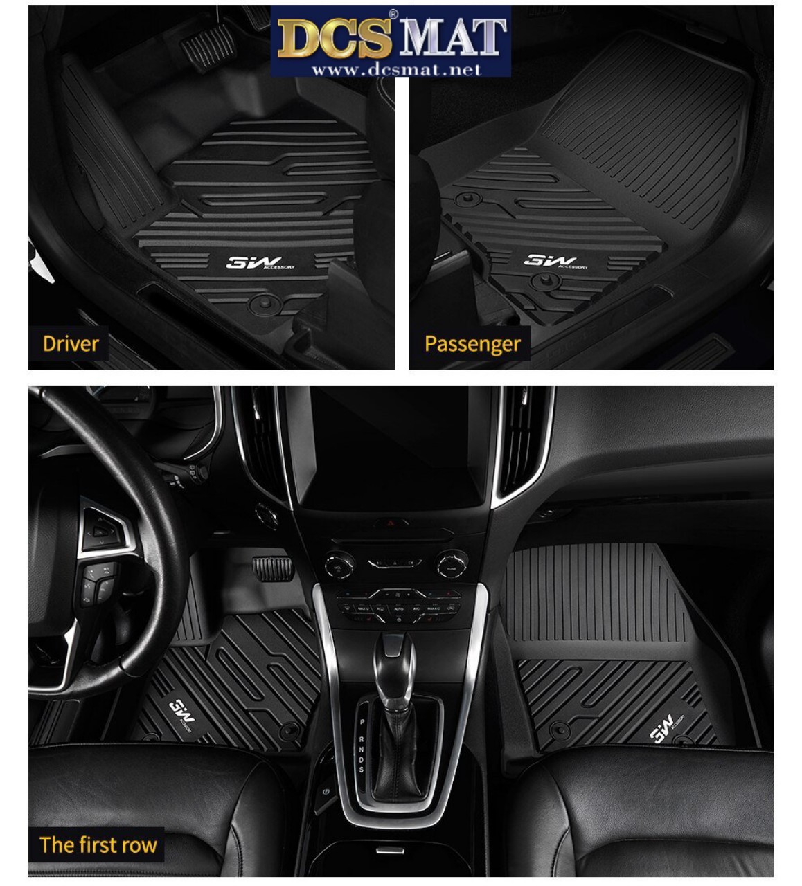 Thảm lót sàn cho xe Ford Explorer 2020+ thương hiệu DCSMAT