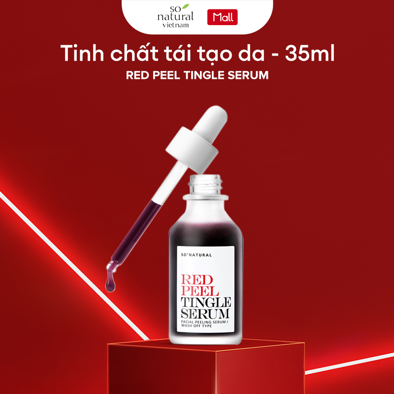 Red Peel Tingle Serum 35ml Tinh Chất Tái Tạo Da Chính Hãng So Natural Việt Nam