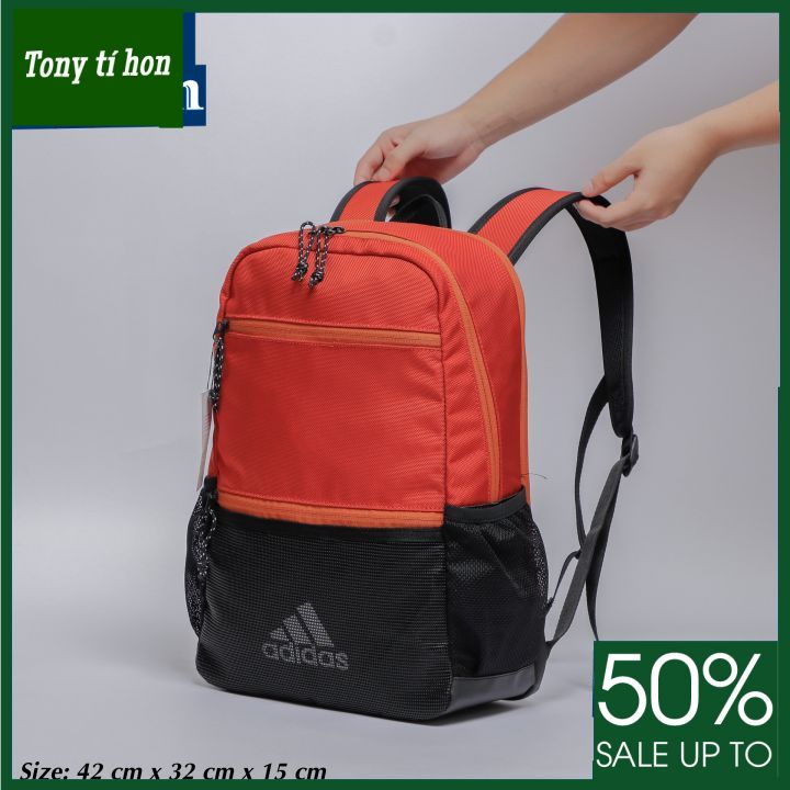 Tony tí hon - Balo ADD logo in mặt trước phối lưới có ngăn laptop riêng