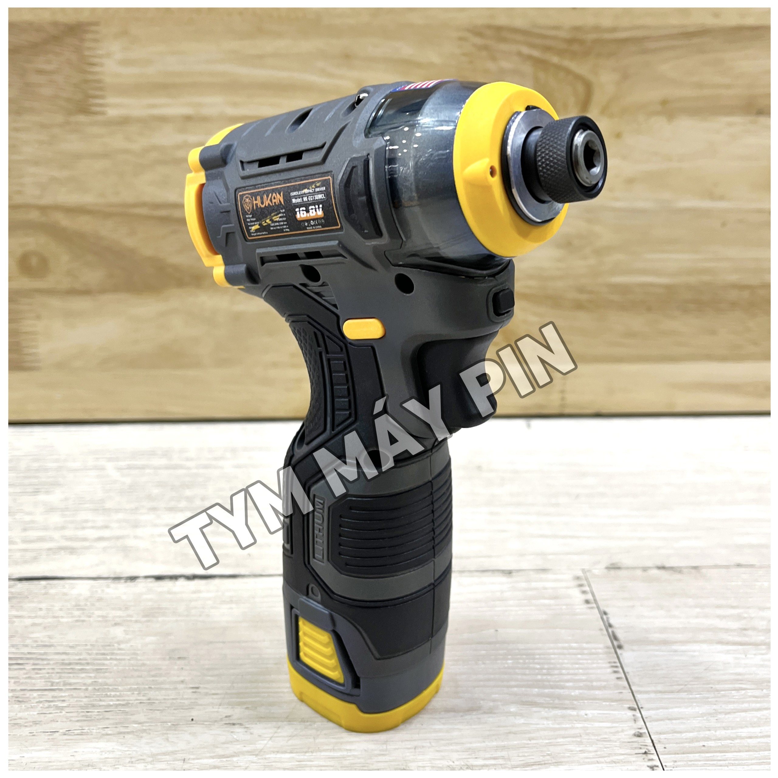 Combo 2 Bộ Khoan Và Bắt Vít Búa Pin 16.8v Hukan – pin 1.5Ah tiết kiệm – Tym Máy Pin