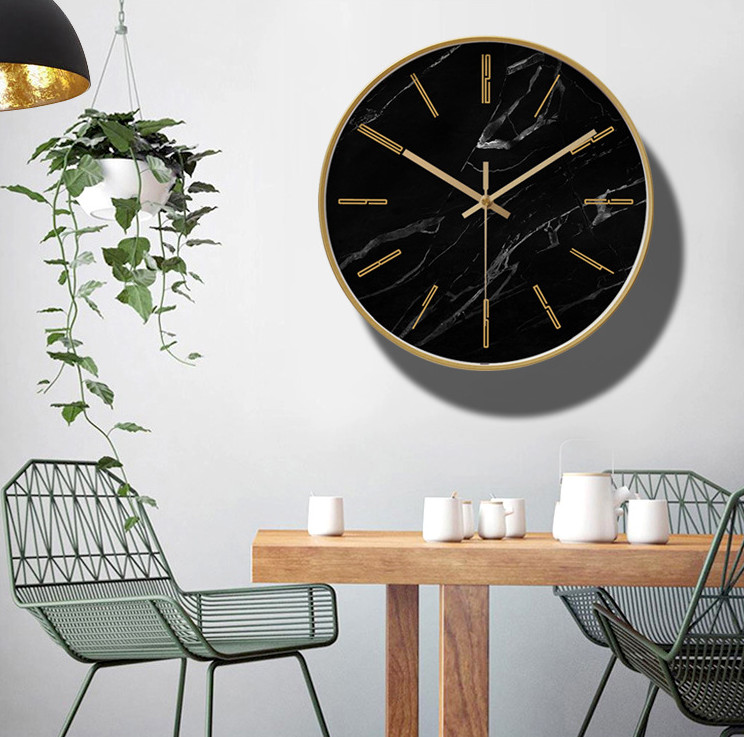 Đồng hồ treo tường Black and Gold