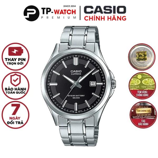 Đồng Hồ Nam Dây Thép Casio Standard MTS-100D-1AVDF Chính Hãng - MTS-100D-1A Pin 10 năm - Kính Sapphire