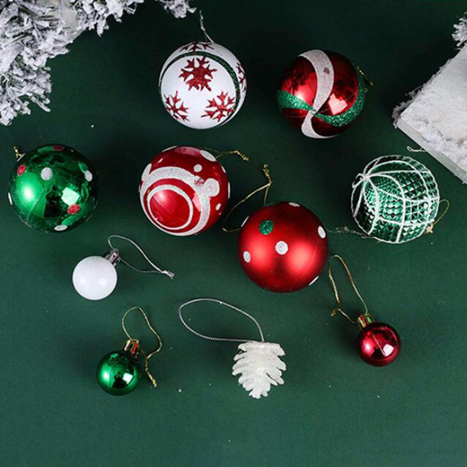 184x Christmas Balls Ornaments Decoration for Home Holiday Wedding