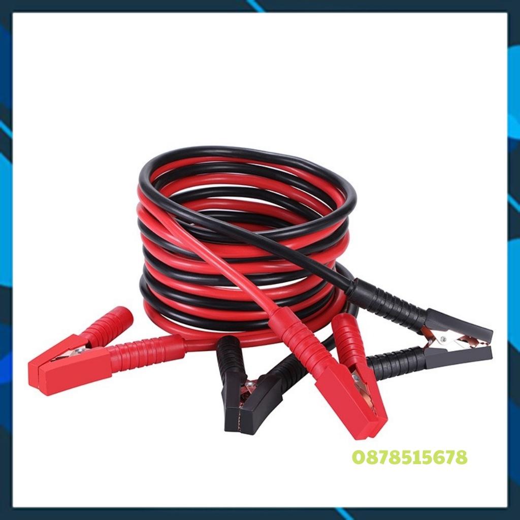 Dây câu sạc bình ắc quy dài 3.5 mét, 1500 AMP tiện ích dành cho xe hơi, ôtô 3.0 tiện lợi khi hết bình dọc đường