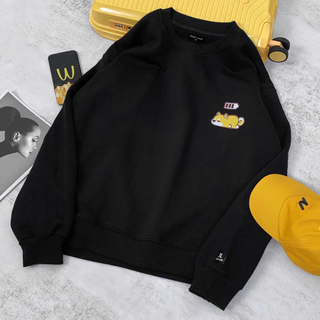 Áo Sweater JL Oversize Charging, JACKLANE, Áo nỉ chui đầu unisex Jack Lane