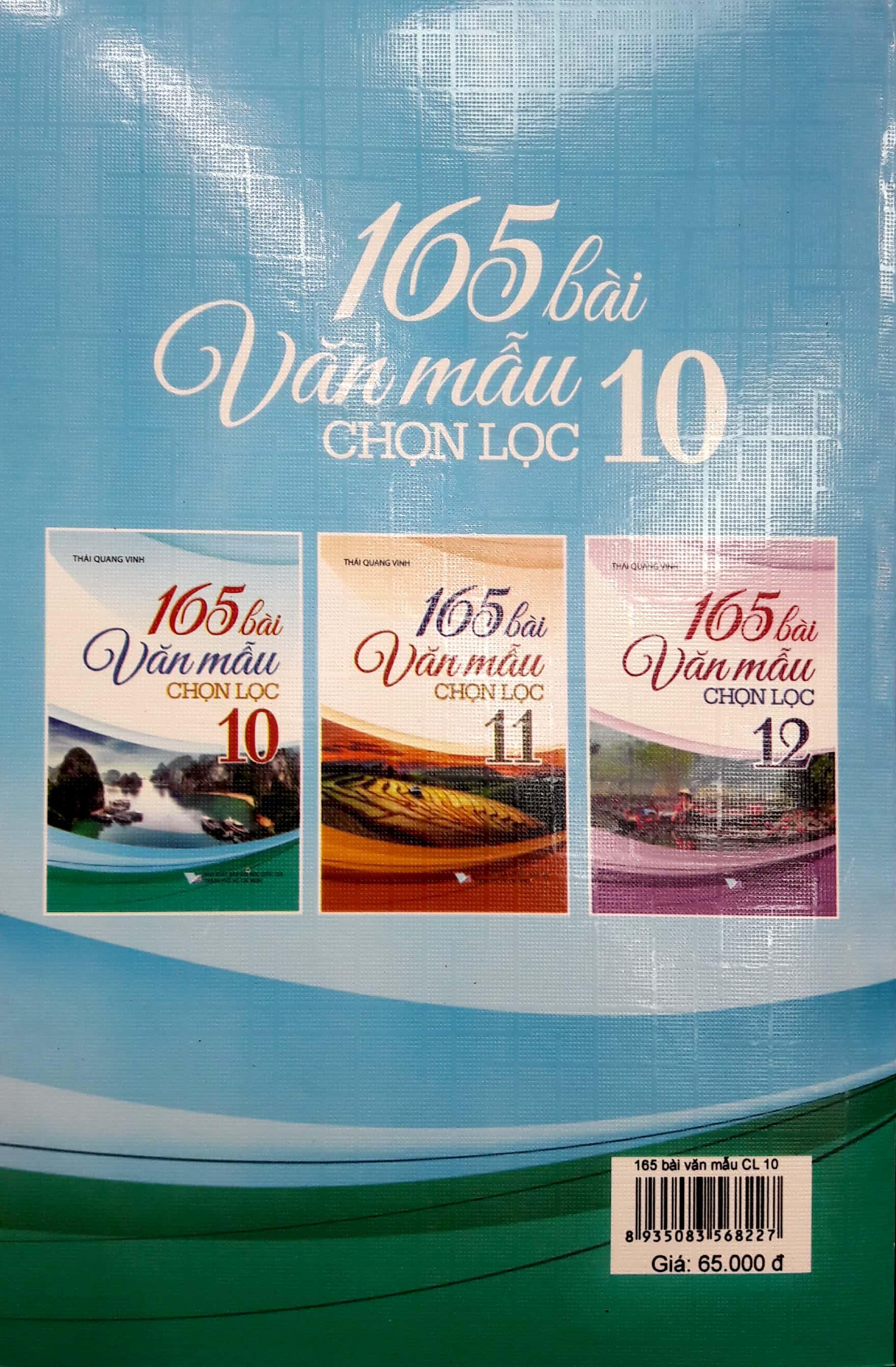 165 Bài Văn Mẫu Chọn Lọc 10