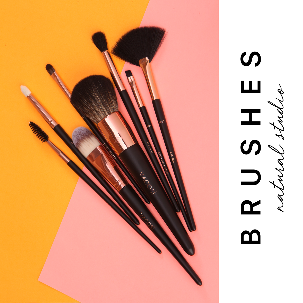 Cọ Khối Mũi Đầu Tròn VACOSI - N02 ANGLED BLENDING BRUSH