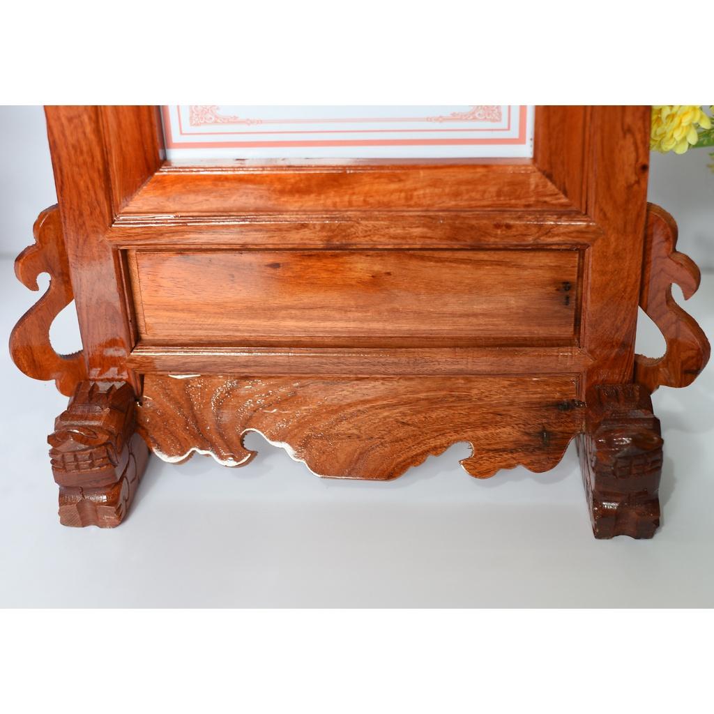 Khung hình thờ gỗ Hương trơn 20 x 25 mẫu đẹp