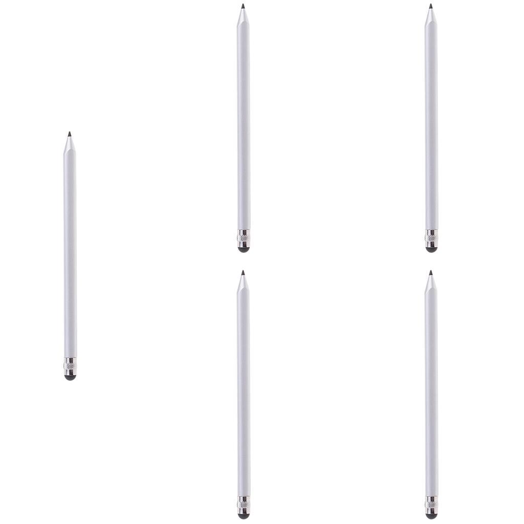 5 Pieces Touch Screen Stylus Pen for  Phones PC Touch Screen Silver