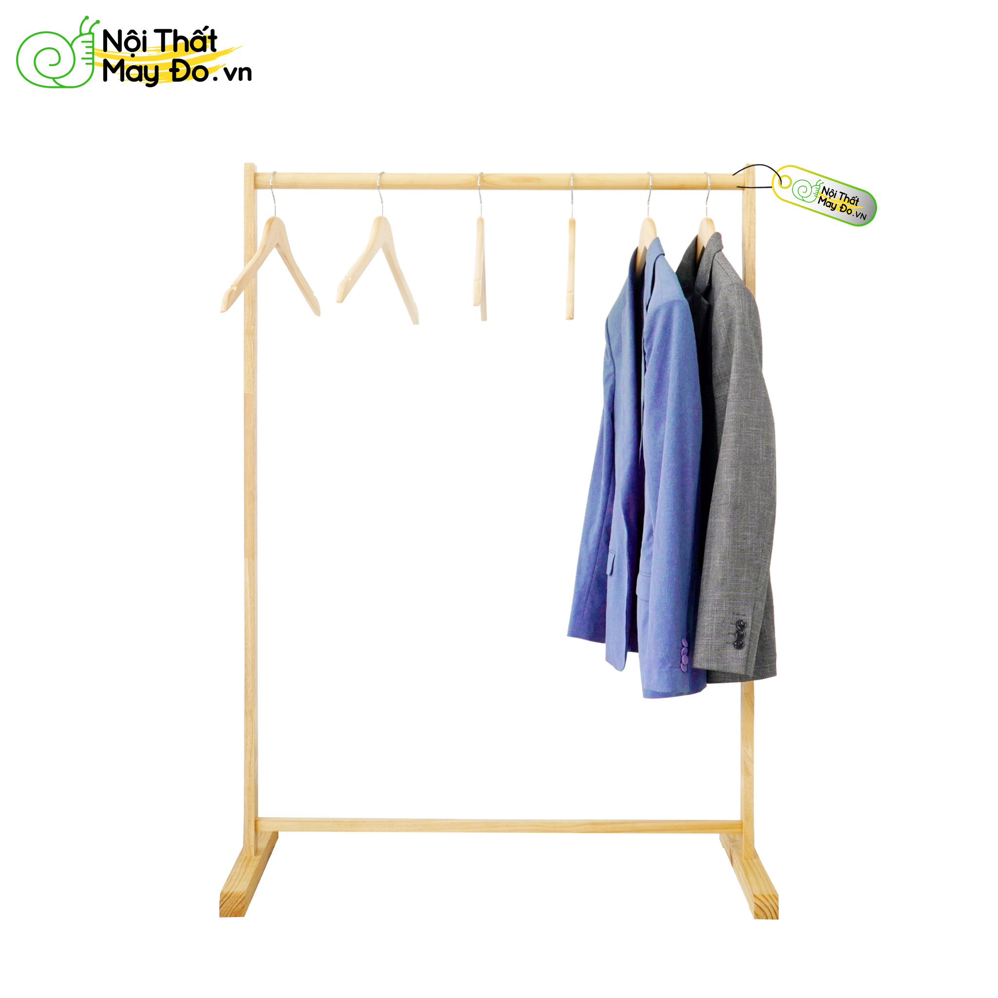 Giá Treo Quần Áo Tiện Lợi - Simple Hanger 86 - Thiết Kế Thanh Treo Ngang Đơn Giản - Có 2 Màu Sắc Lựa Chọn