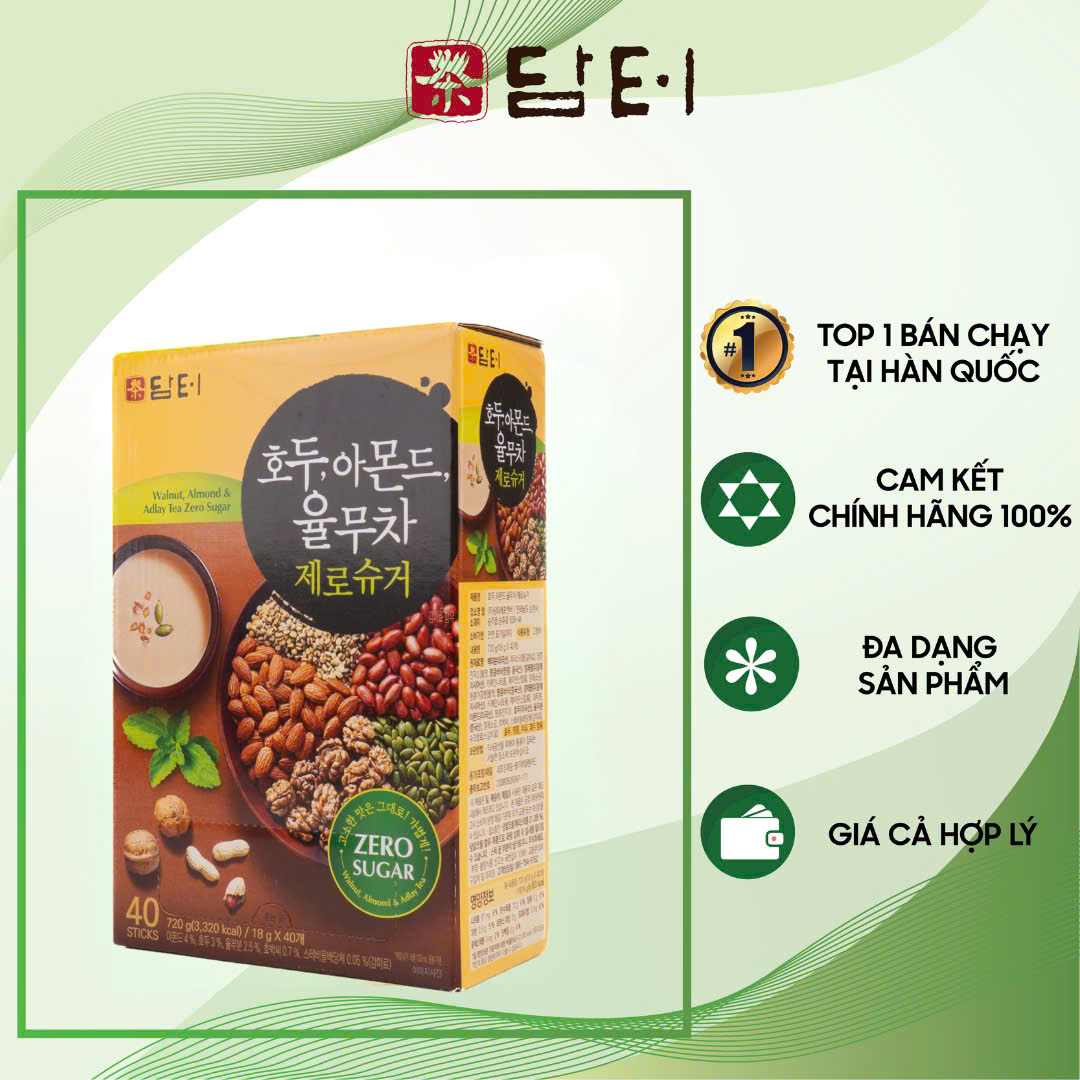 Bột ngũ cốc không đường tinh luyện Damtuh