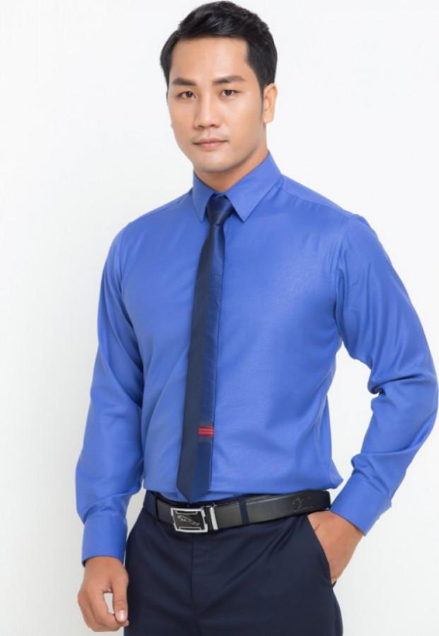 Sơ mi nam xanh