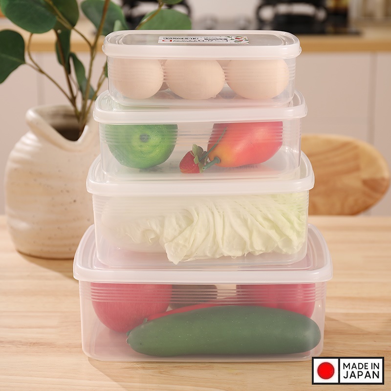 Hình ảnh Hộp bảo quản thực phẩm tủ lạnh, tủ đông dung tích 2L nội địa Nhật Bản