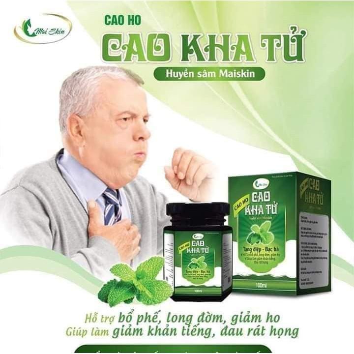 Cao ho - Cao Kha tử Giảm ho hiệu quả