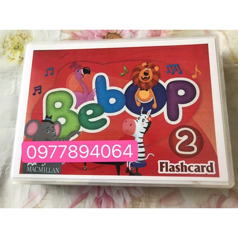 Flashcards Bebop 2 -size A5-2 mặt ép plastics bền đẹp