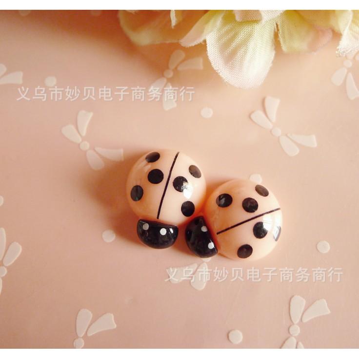 Chuyên Charm * Combo 02 Charm bọ dừa size lớn cho các bạn trang trí kẹp tóc, đính áo, Jibbitz, DIY