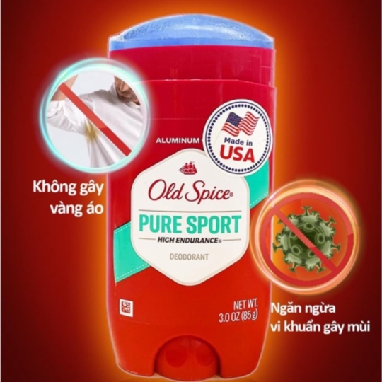 Combo sữa tắm Old Spice Sport 532ml và lăn khử mùi Old Spice Sport 85g - USA