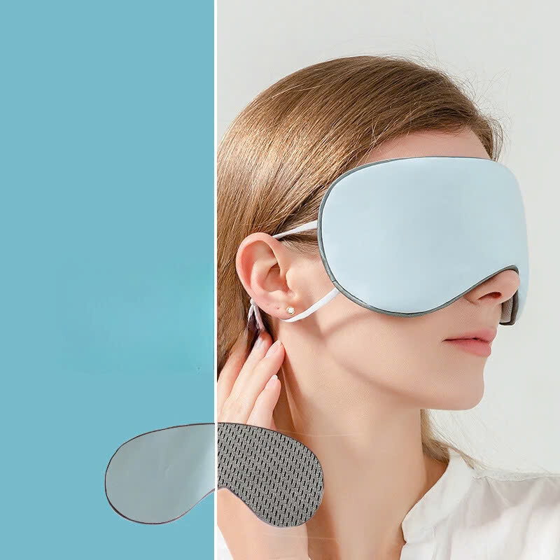 Bịt Che Mắt Ngủ Kèm Bịt Tai Văn Phòng, Trên Xe Ô tô, Máy Bay, Thoáng Khí, Mềm Mại Cho Giấc Ngủ Ngon, Mặt Nạ Ngủ. Du Lịch Dã Ngoại Phượt Thiền