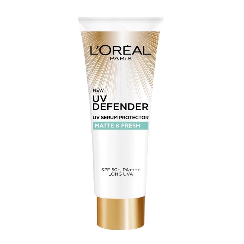 [L'OREAL PARIS] Kem Chống Nắng Giúp Kiểm Soát Dầu Và Thoáng Mịn Làn Da UV Defender SPF 50+/PA++++ Matte &amp; Fresh 50/15ml